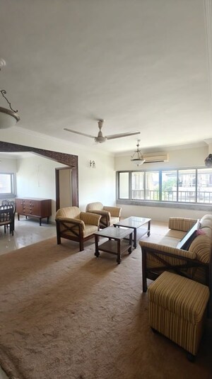 Living Room in 3 BHK Apartment at Bennett Villa, Colaba – for Sale