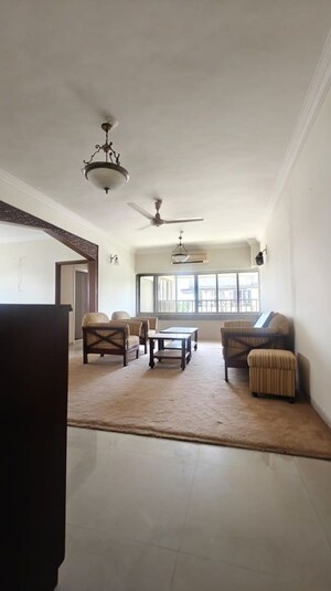 Living Room in 3 BHK Apartment at Bennett Villa, Colaba – for Sale