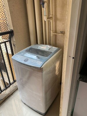 Bathroom in 2 BHK Apartment at Piramal  Vaikunth Cluster 4, Balkum Pada – for Rent