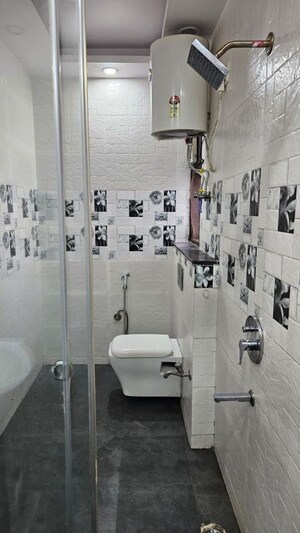 Bathroom in 2 BHK Builder Floor at Malviya Nagar – for Rent