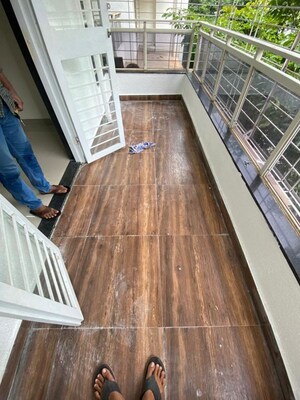 Balcony in 3 BHK Apartment at Rambaug Colony – for Rent