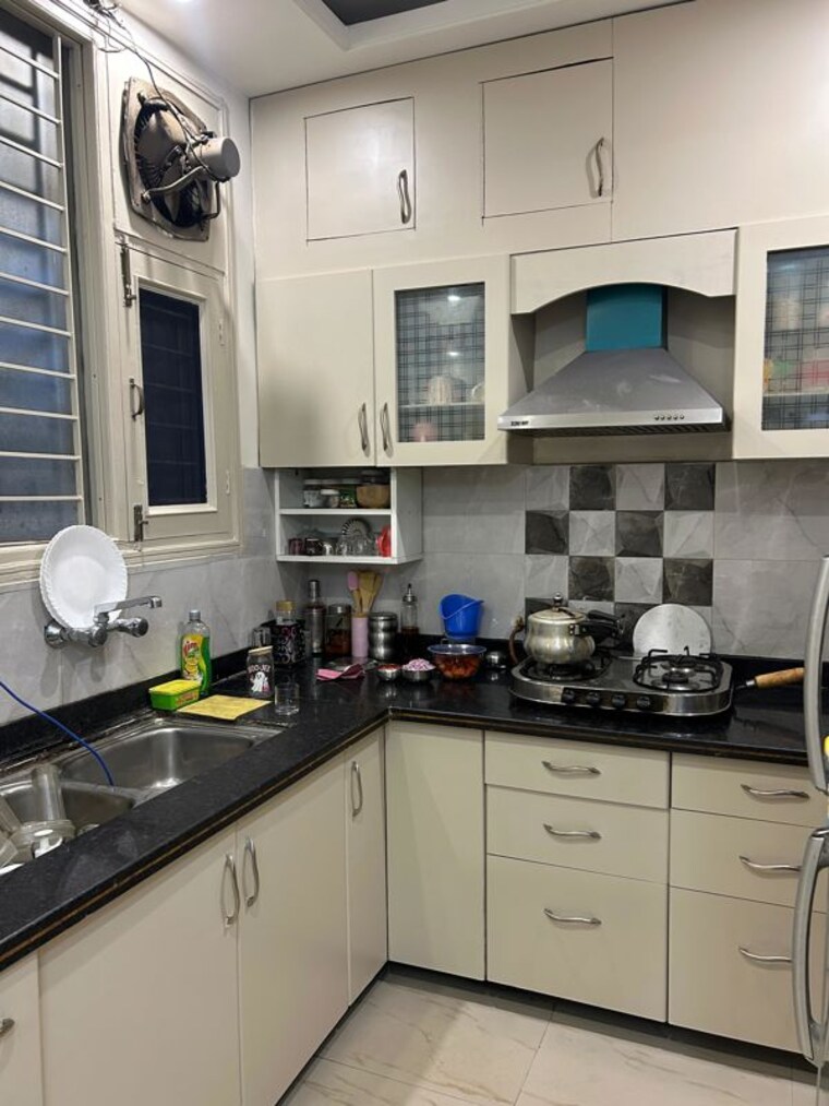 Kitchen, ambala highway 2 Bedroom 900 Sq.Ft. Builder Floor In Ambala Highway Zirakpur 10285352