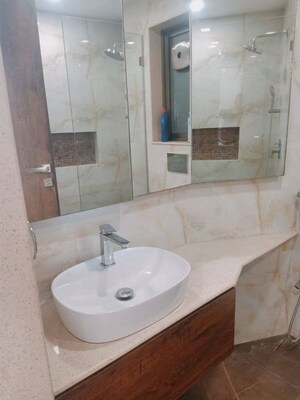 Bathroom in 2 BHK Apartment at Bandra West – for Rent
