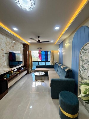 Living Room in 2 BHK Apartment at Prime Legacy, Dahisar West – for Sale