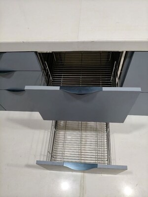 Staircase in 2 BHK Apartment at Adani Ten BKC, Bandra East – for Rent