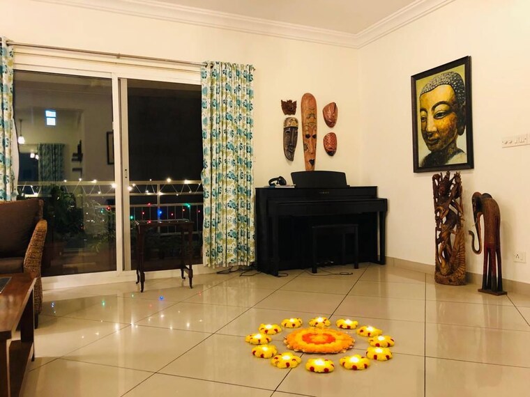 Living Room, sobha-lavender 4 Bedroom 2893 Sq.Ft. Apartment In Bellandur Bangalore 10285409