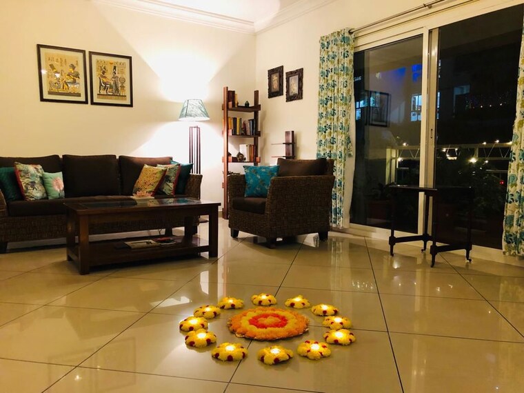 Living Room, sobha-lavender 4 Bedroom 2893 Sq.Ft. Apartment In Bellandur Bangalore 10285409