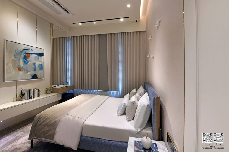 Bedroom, adani-ten-bkc 3 Bedroom 1233 Sq.Ft. Apartment In Bandra East Mumbai 10285511