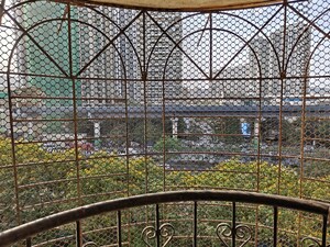 Balcony in 1 BHK Apartment at Flower Valley Complex, Khopat – for Rent