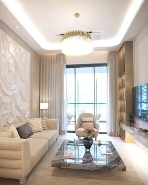 Living Room in 3 BHK Apartment at Runwal 7 Mahalaxmi, Mahalaxmi – for Sale