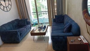 Living Room in 2 BHK Apartment at Satellite Tower, Goregaon East – for Rent