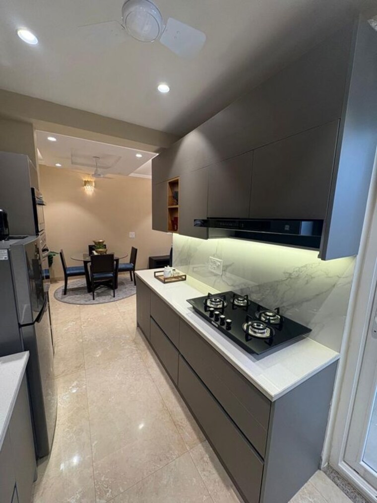 Kitchen, ambala highway 2 Bedroom 1300 Sq.Ft. Apartment In Ambala Highway Chandigarh 10273622