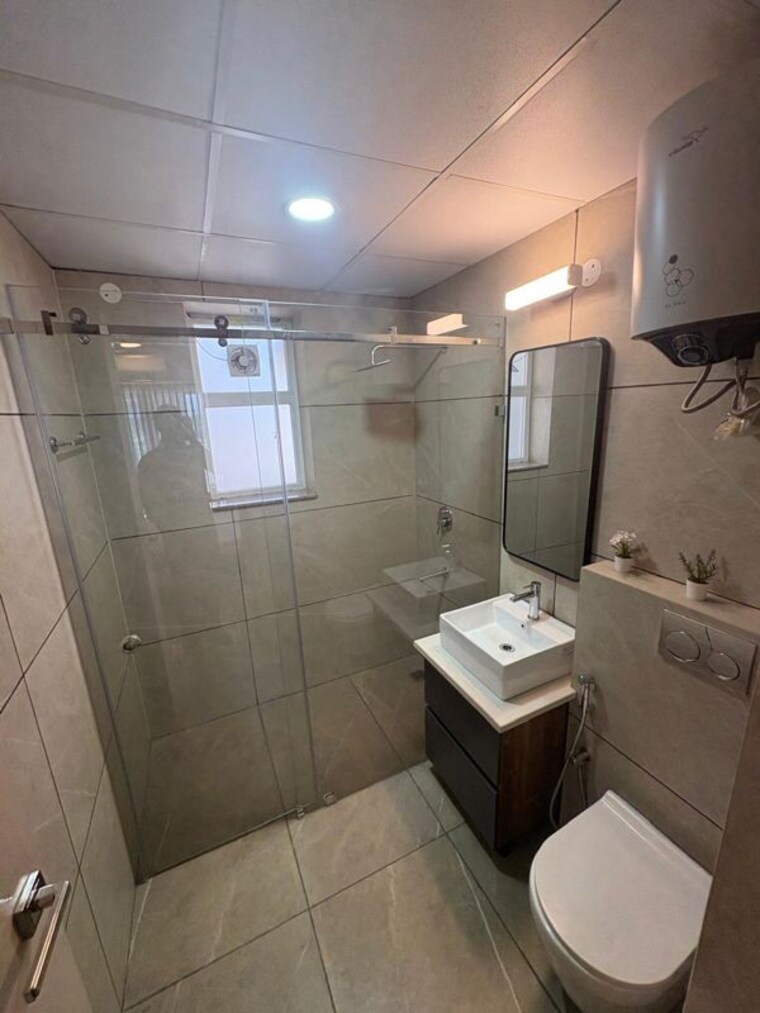 Bathroom, ambala highway 2 Bedroom 1300 Sq.Ft. Apartment In Ambala Highway Chandigarh 10273622