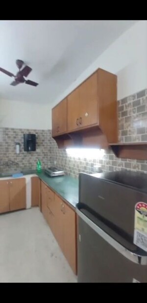 Kitchen in 1 BHK Builder Floor at Lajpat Nagar 4 – for Rent