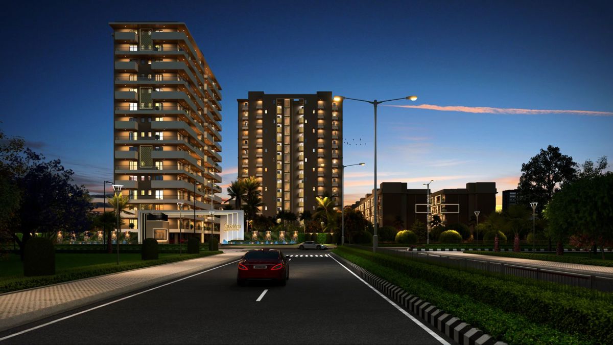 3 BHK + Pooja Room Apartment For Sale in Nagla Road