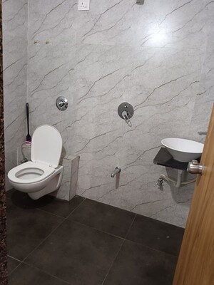 Bathroom in 3 BHK Apartment at Sargasan – for Rent