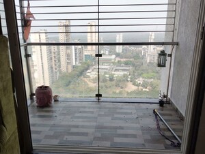 Balcony in 3 BHK Apartment at Bhagwati Elgenza, Ghansoli – for Rent