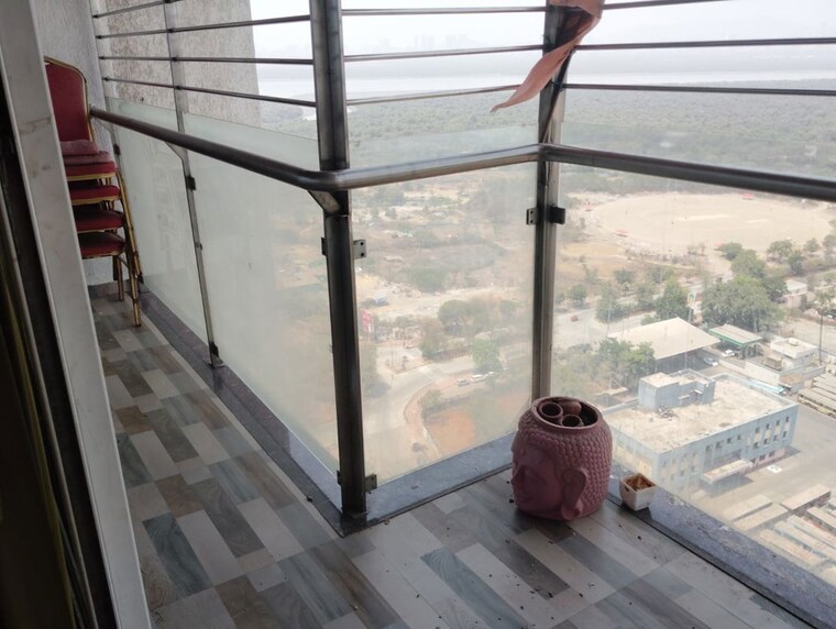 Balcony, bhagwati-elgenza 3 Bedroom 2400 Sq.Ft. Apartment In Ghansoli Navi Mumbai 10285637