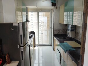 Kitchen in 3 BHK Apartment at Bhagwati Elgenza, Ghansoli – for Rent