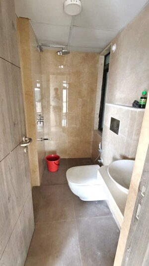Bathroom in 1 BHK Apartment at Om Heights Malad East, Malad East – for Rent