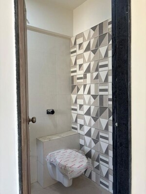 Bathroom in 2 BHK Apartment at Chirag Vijayi Jwala, Goregaon West – for Rent