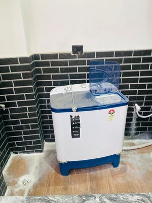 Staircase in 2.5 BHK Independent House at Migsun Alpha Central, Alpha Ii Greater Noida – for Rent