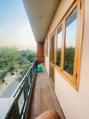 Balcony in 2.5 BHK Independent House at Migsun Alpha Central, Alpha Ii Greater Noida – for Rent