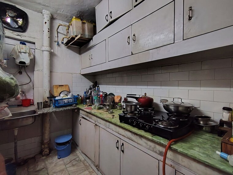 Kitchen, ber sarai 2 Bedroom 900 Sq.Ft. Apartment In Ber Sarai Delhi 10286410