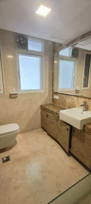 Bathroom in 4 BHK Apartment at RMZ Latitude, Hebbal – for Rent