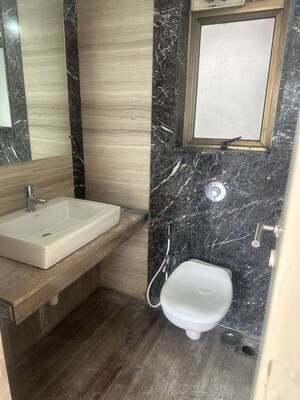 Bathroom in 2 BHK Apartment at Kalpataru Aura, Ghatkopar West – for Rent