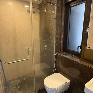 Bathroom in 2 BHK Apartment at Lodha Parkside, Kamala Mill – for Rent
