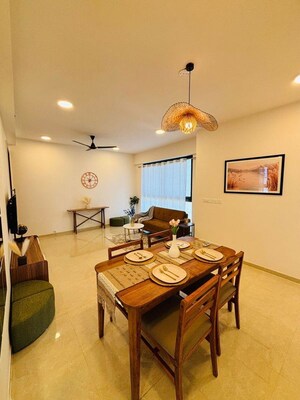 Living Room in 4 BHK Apartment at Rustomjee Crown, Prabhadevi – for Sale