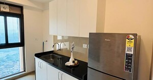 Kitchen in 4 BHK Apartment at Rustomjee Crown, Prabhadevi – for Sale