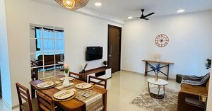 Living Room in 4 BHK Apartment at Rustomjee Crown, Prabhadevi – for Sale
