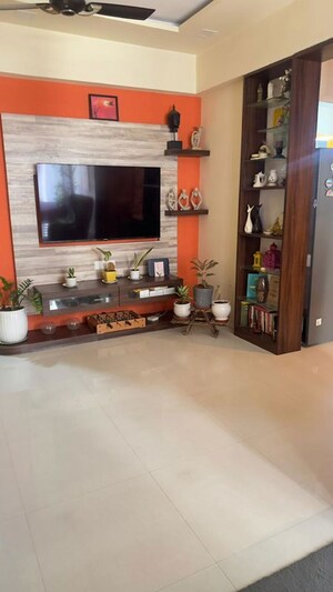 Living Room in 2.5 BHK Apartment at Ratnaakar Richmond Grand, Makarba – for Rent