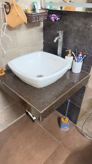 Bathroom in 2.5 BHK Apartment at Ratnaakar Richmond Grand, Makarba – for Rent