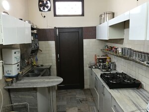 Kitchen in 2 BHK Builder Floor at Sector 9 Panchkula – for Rent