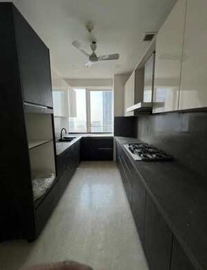 Kitchen in 3 BHK Apartment at Indiabulls Blu, Worli – for Rent