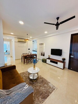 Living Room in 4 BHK Apartment at Rustomjee Crown, Prabhadevi – for Sale