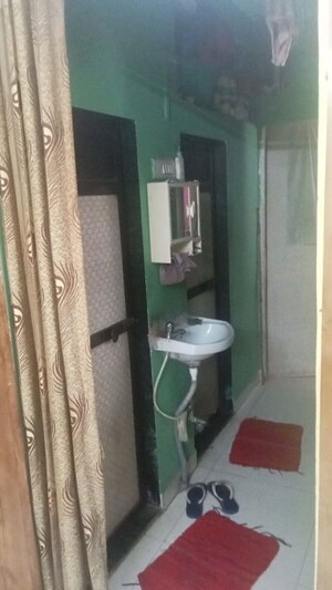 Bathroom in 1 BHK Apartment at Sai Lake Residency CHS, Uthalsar – for Rent