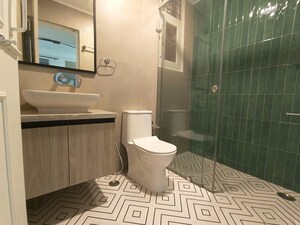 Bathroom in 3 BHK Villa at Ansal Florence Classic, South City 1 – for Rent