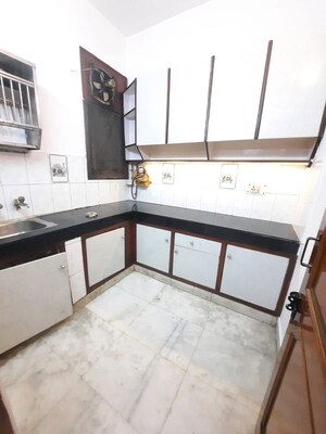 Kitchen in 2 BHK Builder Floor at Malviya Nagar – for Rent