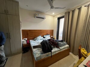 Bedroom in 3 BHK Builder Floor at Sushant Lok I – for Rent