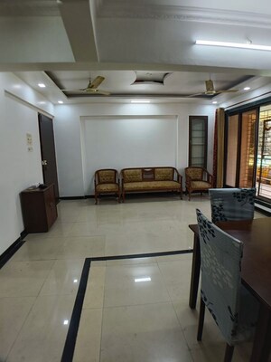 Living Room in 2 BHK Apartment at Shri Sai Sagar Complex, Kalwa – for Sale