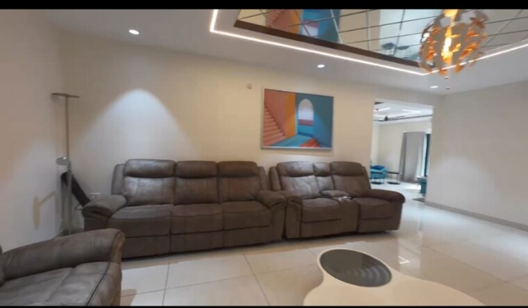 Living Room, vasavi-gp-trends 4 Bedroom 4560 Sq.Ft. Apartment In Nanakramguda Hyderabad 10287931