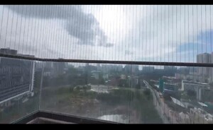 Swimming Pool in 4 BHK Apartment at Vasavi GP Trends, Nanakramguda – for Rent