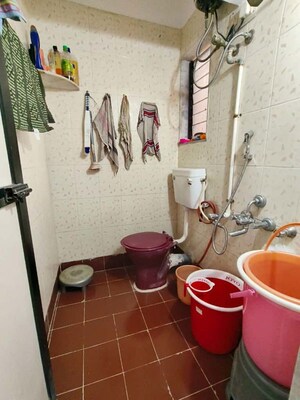 Bathroom in 1 BHK Apartment at Shree Rajlaxmi Park, Kalwa – for Sale