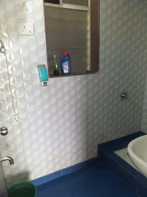 Bathroom in 2 BHK Apartment at Shiv Shankar Shiv Ram Singh Solitaire, Bhandup West – for Rent