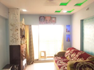 Living Room in 2 BHK Apartment at Shiv Shankar Shiv Ram Singh Solitaire, Bhandup West – for Rent