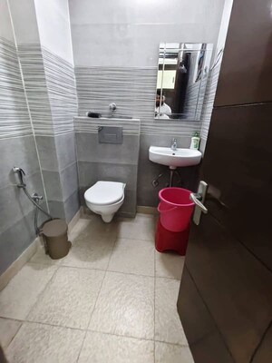 Bathroom in 2 BHK Builder Floor at Sector 9a – for Rent